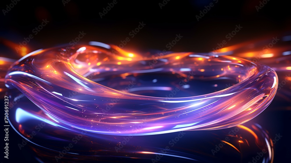 Illuminating Elegance: Circular Lens Flare with Glow Swirl Light Effect Illuminating Elegance: Circular Lens Flare with Glow Swirl Light Effect