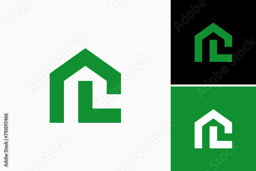 L home vector logo premium 