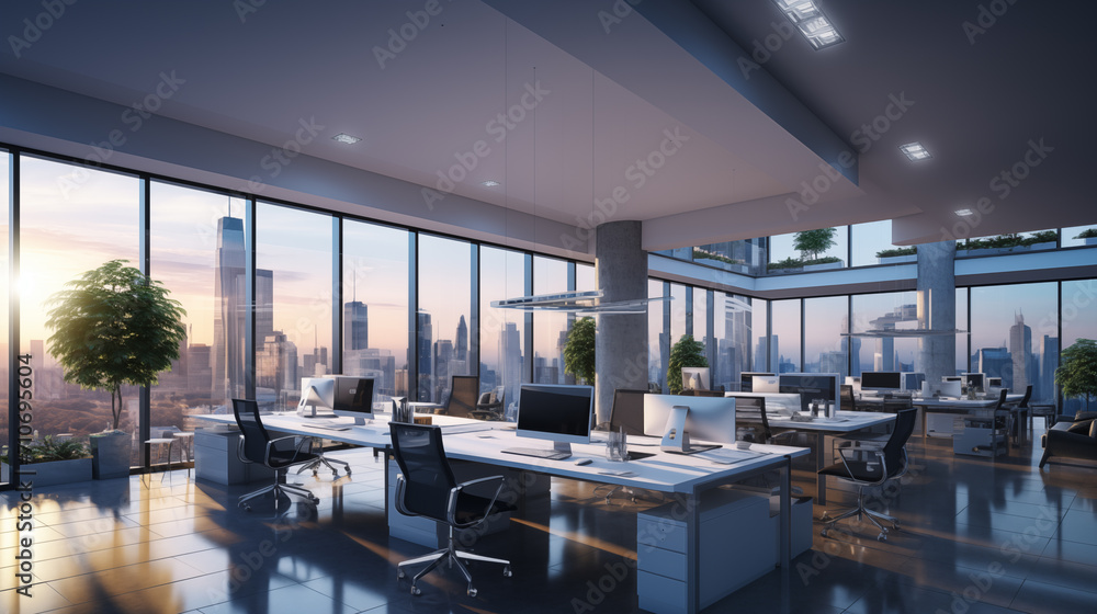 Communal nature of open office background image Communal nature of open office background image