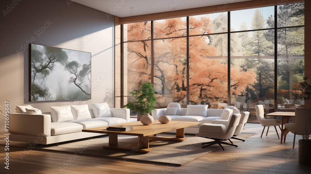 Asian style quiet break lounge background image