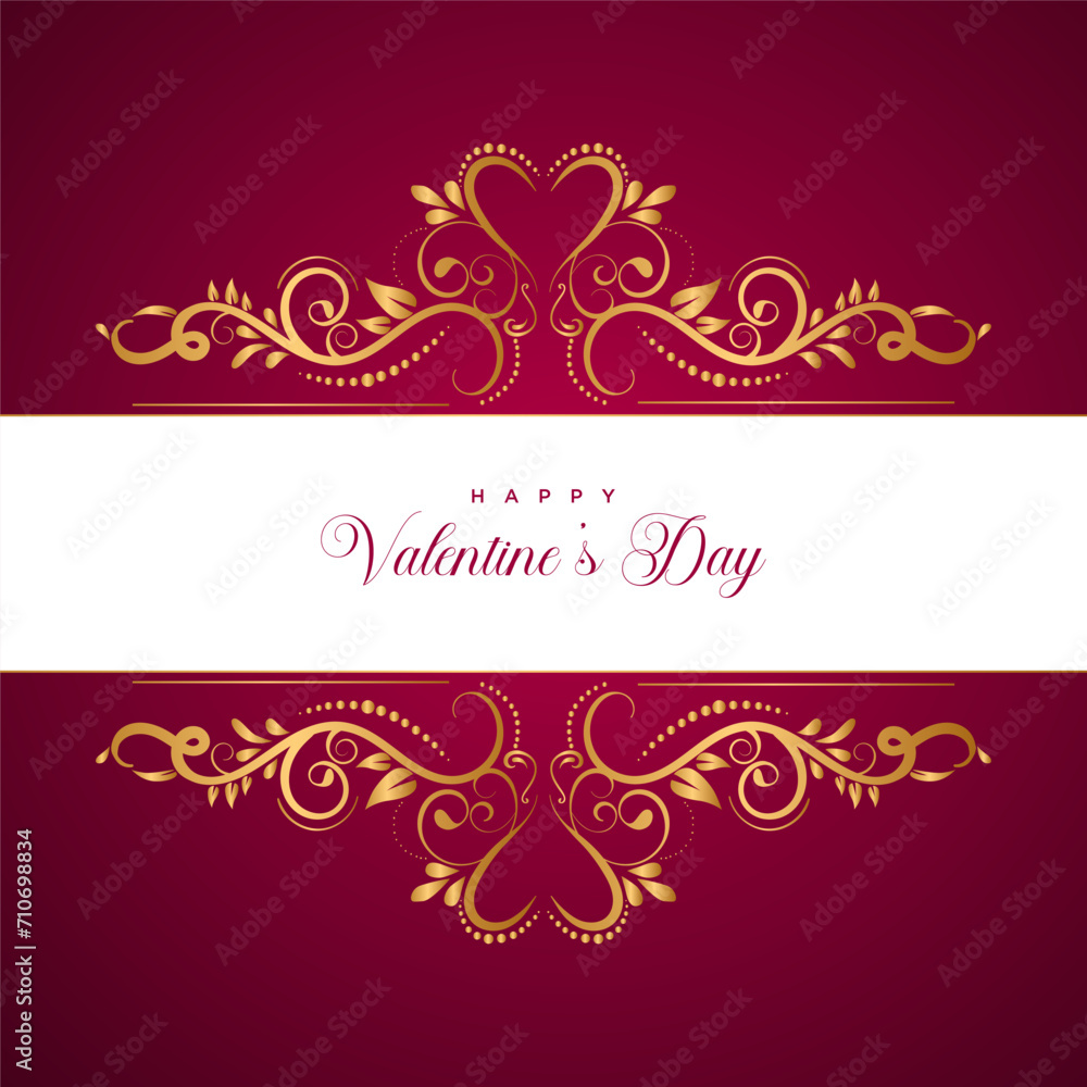 Valentine's Day Greeting with a Vibrant Red Background. 'HAPPY Valentine's Day' in Red Letters, Two Adorable Hearts Adding a Touch of Romance Valentine's Day Greeting with a Vibrant Red Background. 'HAPPY Valentine's Day' in Red Letters, Two Adorable Hearts Adding a Touch of Romance