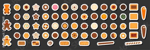 Illustration on theme fresh sweet tasty cookie of consisting various ingredients
