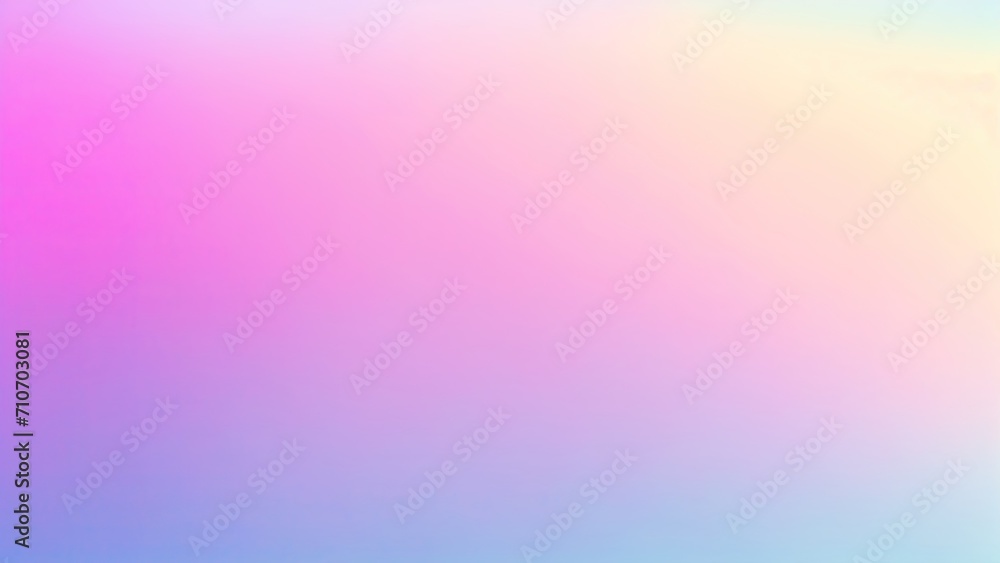 Abstract Colorful pastel holographic blurred grainy gradient background