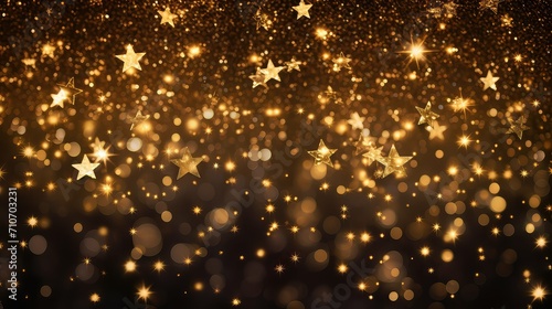 shimmer golden stars background illustration sparkle radiant, luminous celestial, celestial celestial shimmer golden stars background