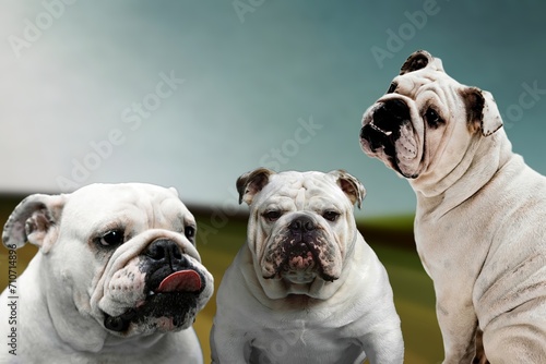 Of the very nice specimens of Bulldog a medium-sized molossoid dog breed native to England 01 photo