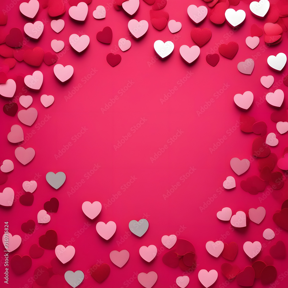 Valentine's day heart background design.