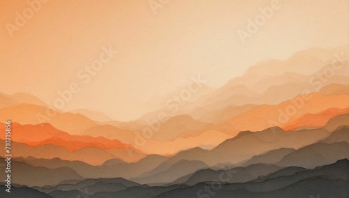 A simple noisy  grainy  gradient background  a mixture of Orange  Beige  and Charcoal. generative AI