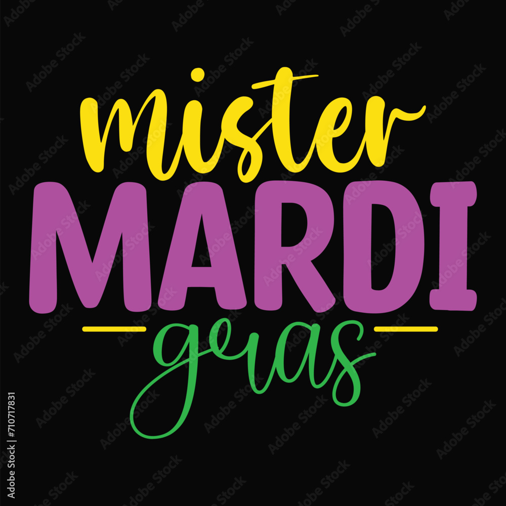 Fototapeta premium Mister Mardi Gras