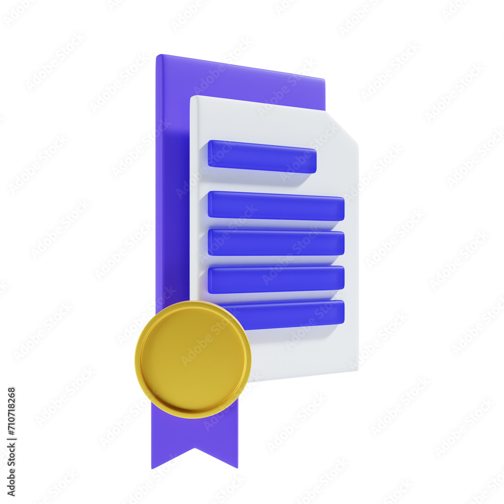 Obraz premium reward file icon