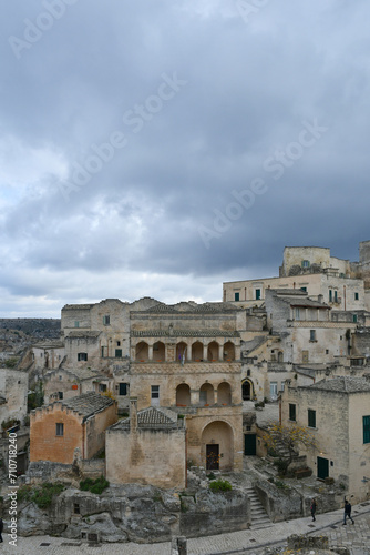 Panoramic view of Matera, an ancient city in Basilicata in Italy. © Giambattista