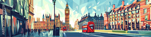 London Elegance - Ultradetailed Illustration for Banners, Covers, and More