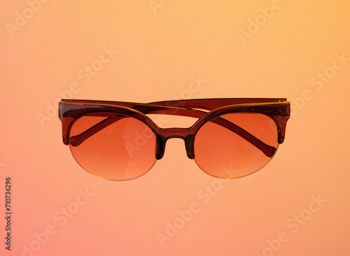 Women's stylish sunglasses. Fashionable accessory, summer or spring.