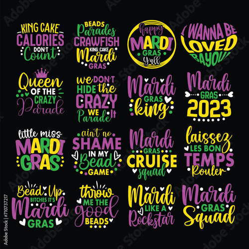 Mardi Gras design bundle