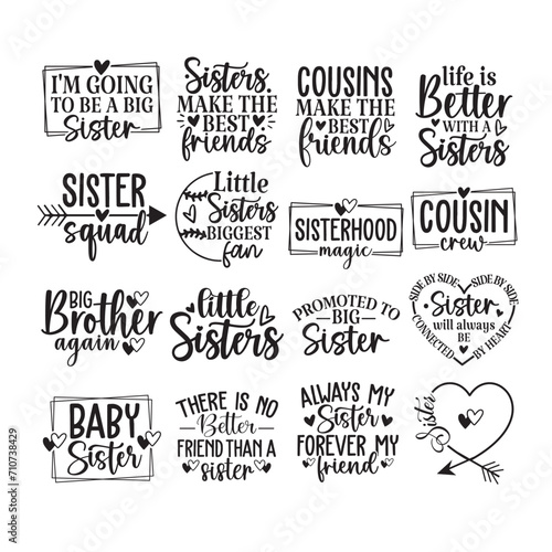 Sister svg design bundle