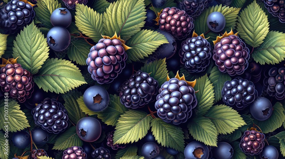 blackberries and blueberries blackberries and blueberries