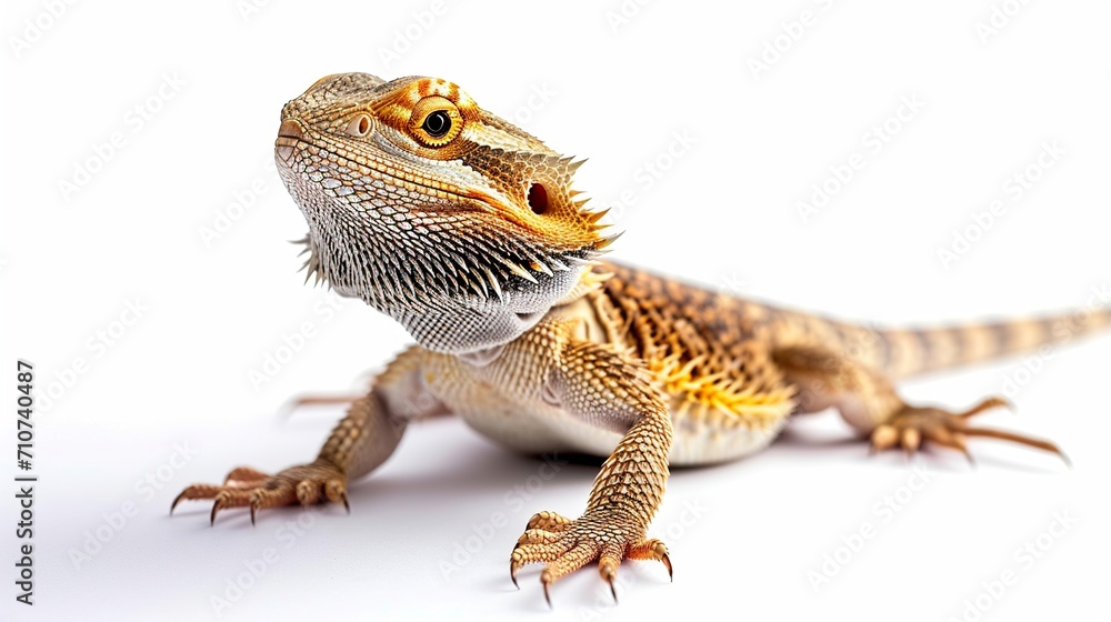 Naklejka premium bearded dragon lizard