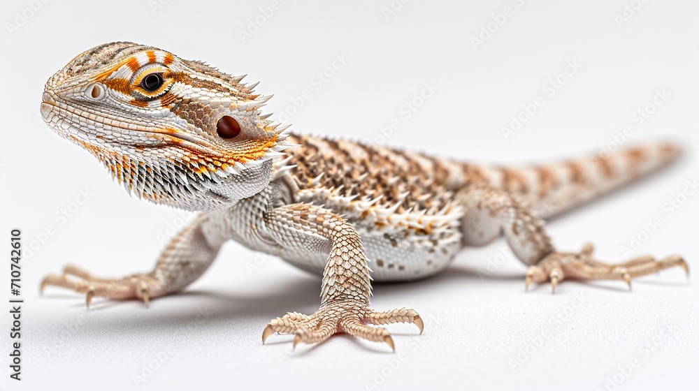 Naklejka premium bearded dragon lizard