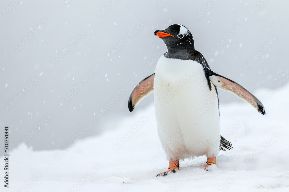 Fototapeta premium penguin on a white background