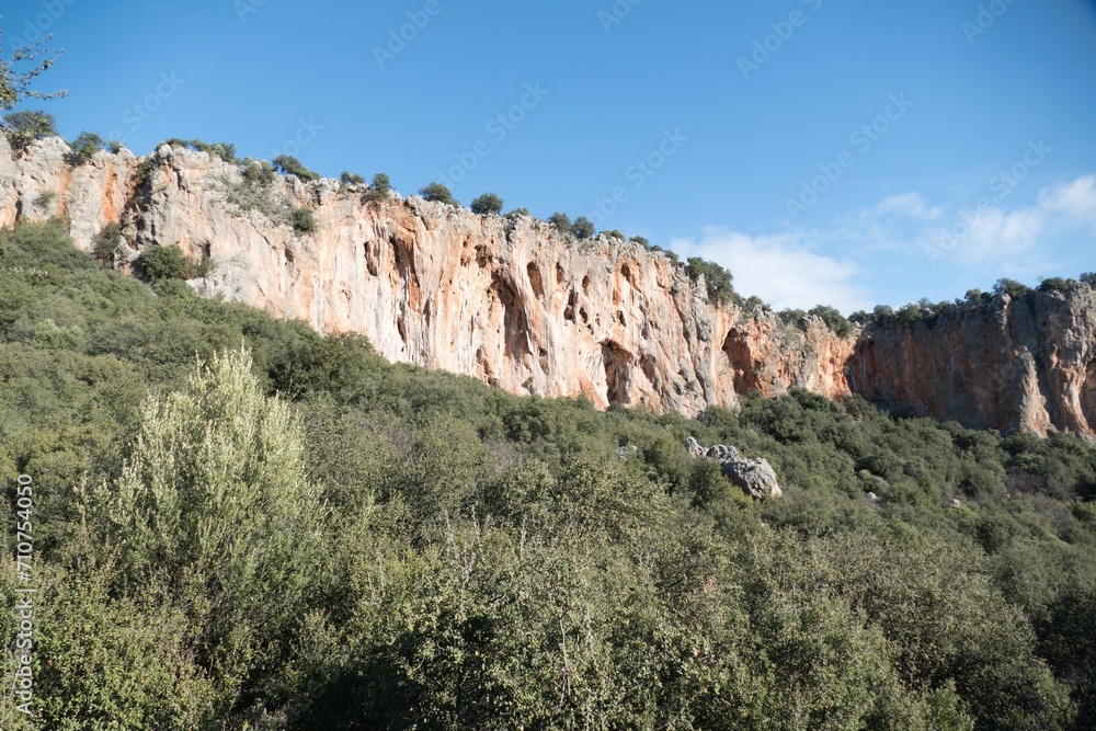 Naklejka premium geyikbayiri limestone and cave rock climbing destination