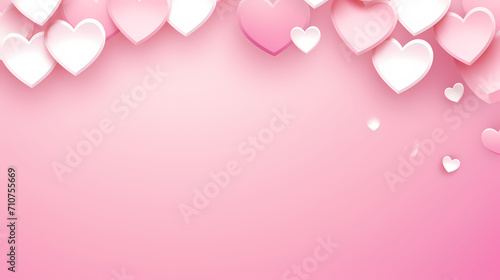 Wallpaper Mural Valentine's Day background with hearts, love and romance background Torontodigital.ca