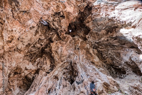 geyikbayiri limestone and cave rock climbing destination photo