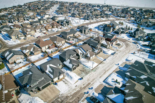 Willowgrove Neighborhood from Above - Saskatoon Aerial View © Scott Prokop