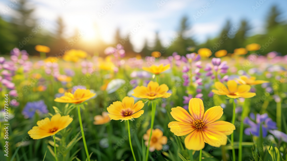 Obraz premium flowers in the field