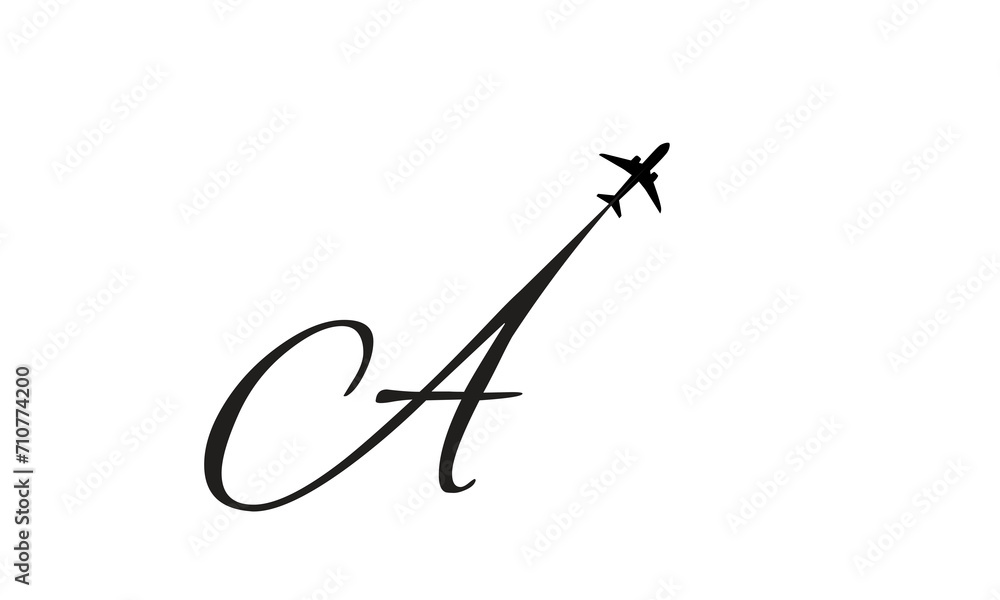 Letter A Air Travel Logo icon Design graphic element, symbol, sign for travel agency logo design Letter A Air Travel Logo icon Design graphic element, symbol, sign for travel agency logo design