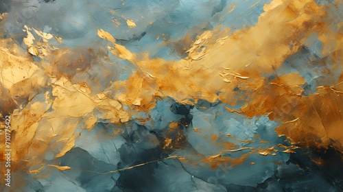 Gold Sparkle Splatter Border: Gold Foil Frame on a Glamorous Background