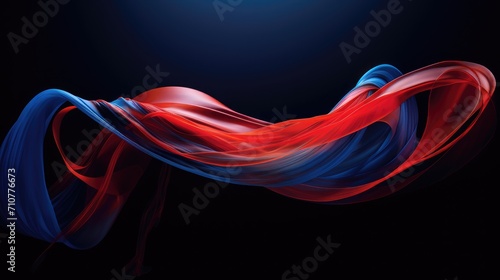 thermal and oceanic forces collide vivid abstract red and blue flames dancing on a dark canvas for wallpapers photo