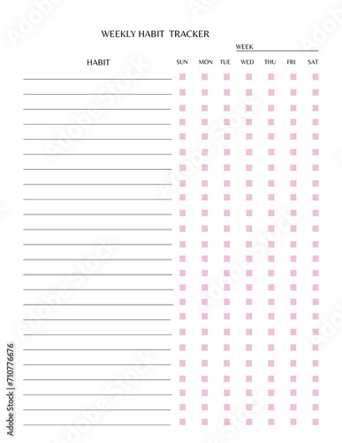 daily - Weekly habit tracker (4)