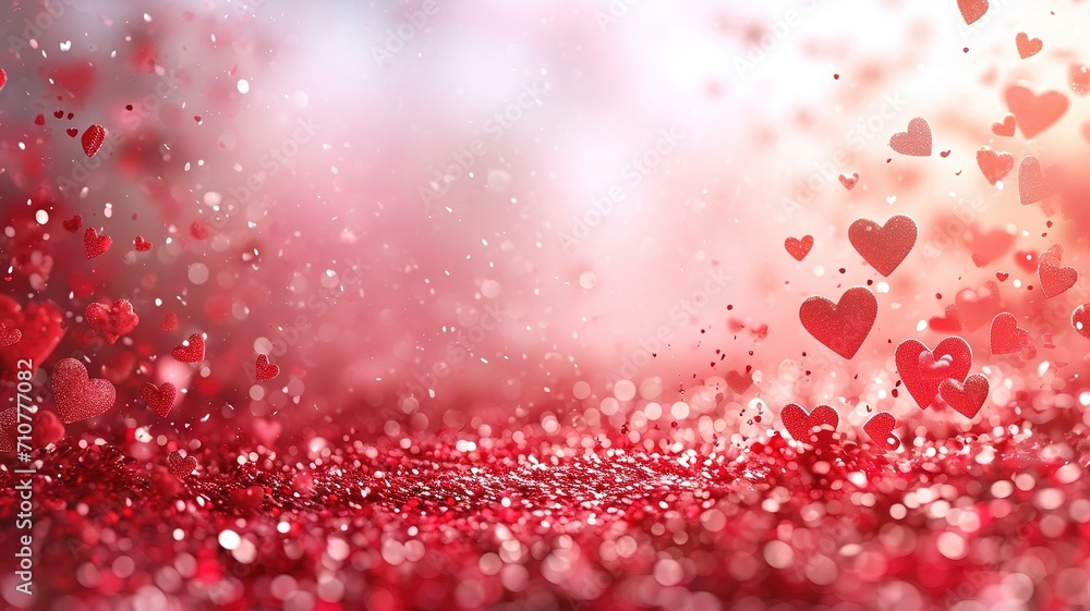Romantic Essence of Love Valentine Background