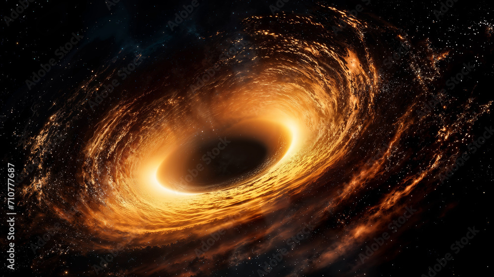 Black hole, wormhole, vortex, spiral nebula in deep space and cosmos, part of the Universe on abstract background Black hole, wormhole, vortex, spiral nebula in deep space and cosmos, part of the Universe on abstract background