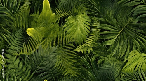  a close up of a bunch of green plants with lots of leafy green plants in the background and a yellow object in the middle of the picture.