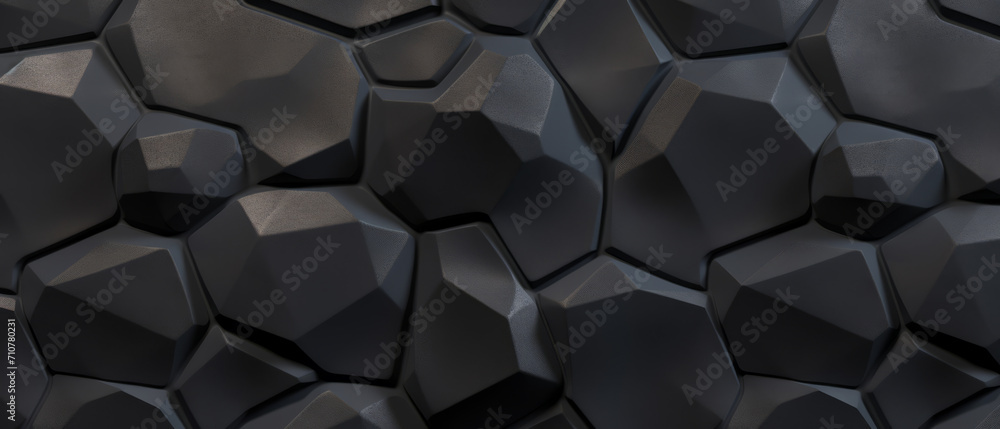 Textured Black Geometric Facades. Textured Black Geometric Facades.