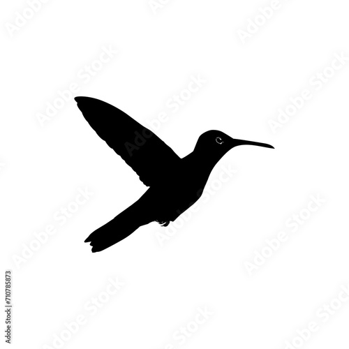 Flying Hummingbird Silhouette  can use Art Illustration  Website  Logo Gram  Pictogram or Graphic Design Element. Vector Illustration 