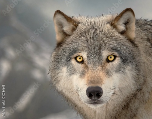 Belle proximité avec ce loup  © Pascal