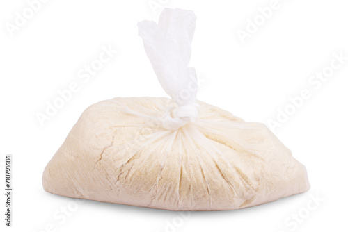 Flour in small burlap sack