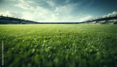 Football ground blur background