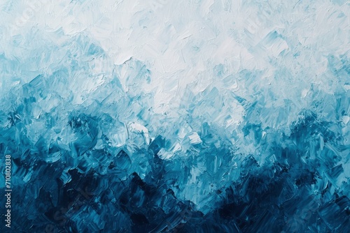 Abstract blue and White Painting Texture Background