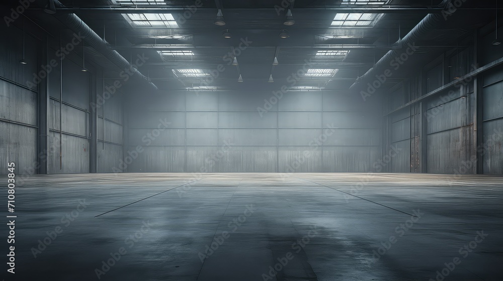 desolate empty industrial background illustration urban decayed, vacant deserted, grim stark desolate empty industrial background