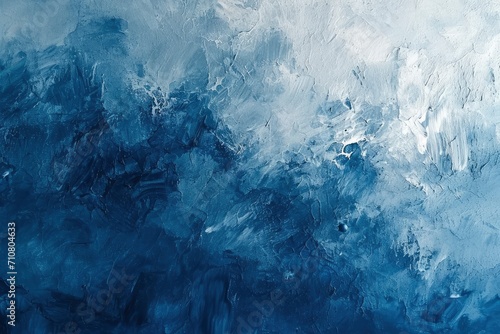 Abstract blue and White Painting Texture Background