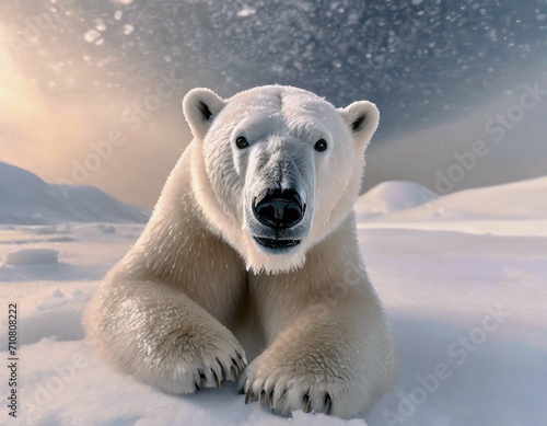 Nez a nez avec un ours polaire  photo
