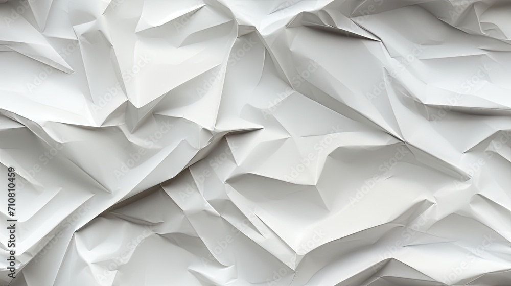 the intricate texture of crumpled white paper, creating a visually appealing seamless pattern. SEAMLESS PATTERN. SEAMLESS WALLPAPER.