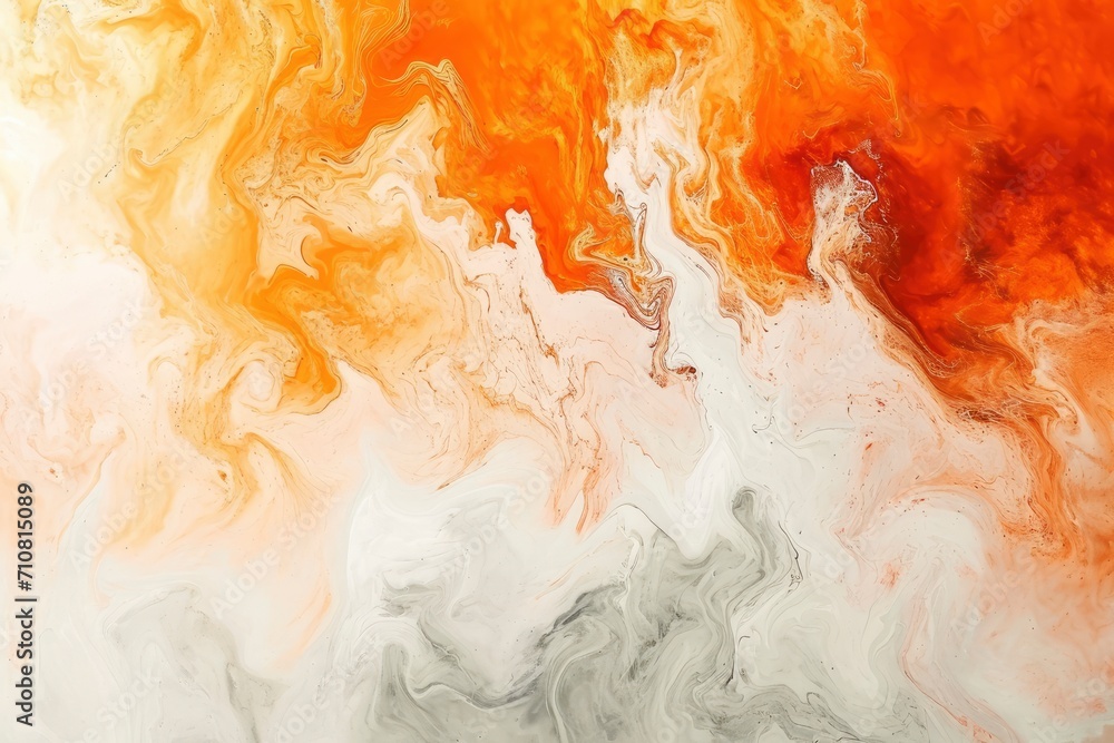 Abstract orange and White Painting Texture Background
