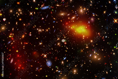 Space and galaxy. The elements of this image furnished by NASA.