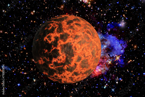Extrasolar planet. The elements of this image furnished by NASA.