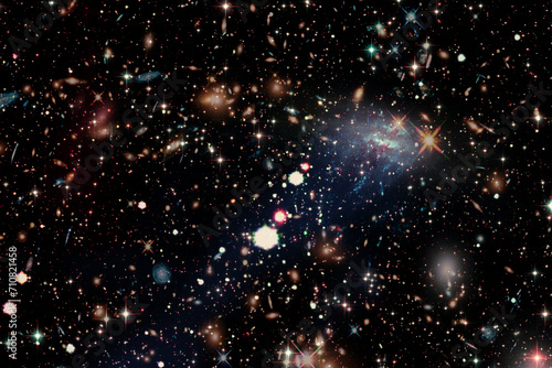 Amazing galaxy view and stars. The elements of this image furnished by NASA.