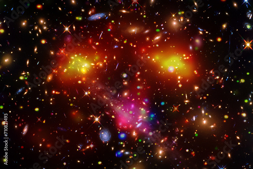 Space and galaxy. The elements of this image furnished by NASA.