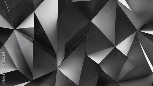 Black and Gray abstract modern Geometric shapes background